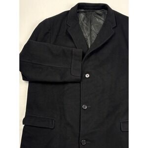 VTG 60s/70s 100% Cashmere Flannel Car Coat/Jacket 3XL USA Union Made EUC